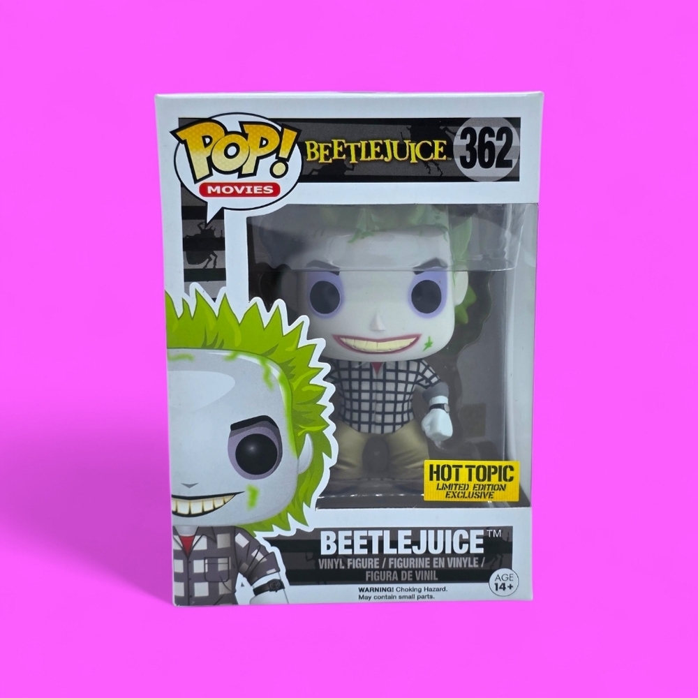 Funko POP! Beetlejuice #362 Vinyl Figure Hot Topic LE Exclusive
